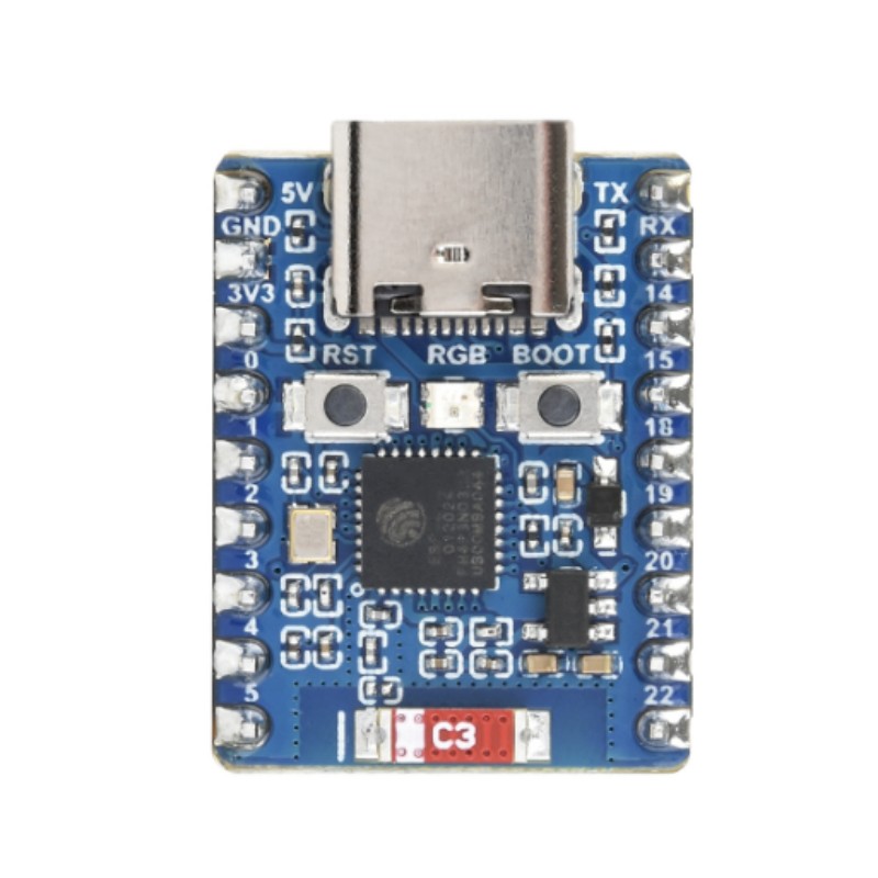 ESP32-C6-Zero-M pin Header versjon